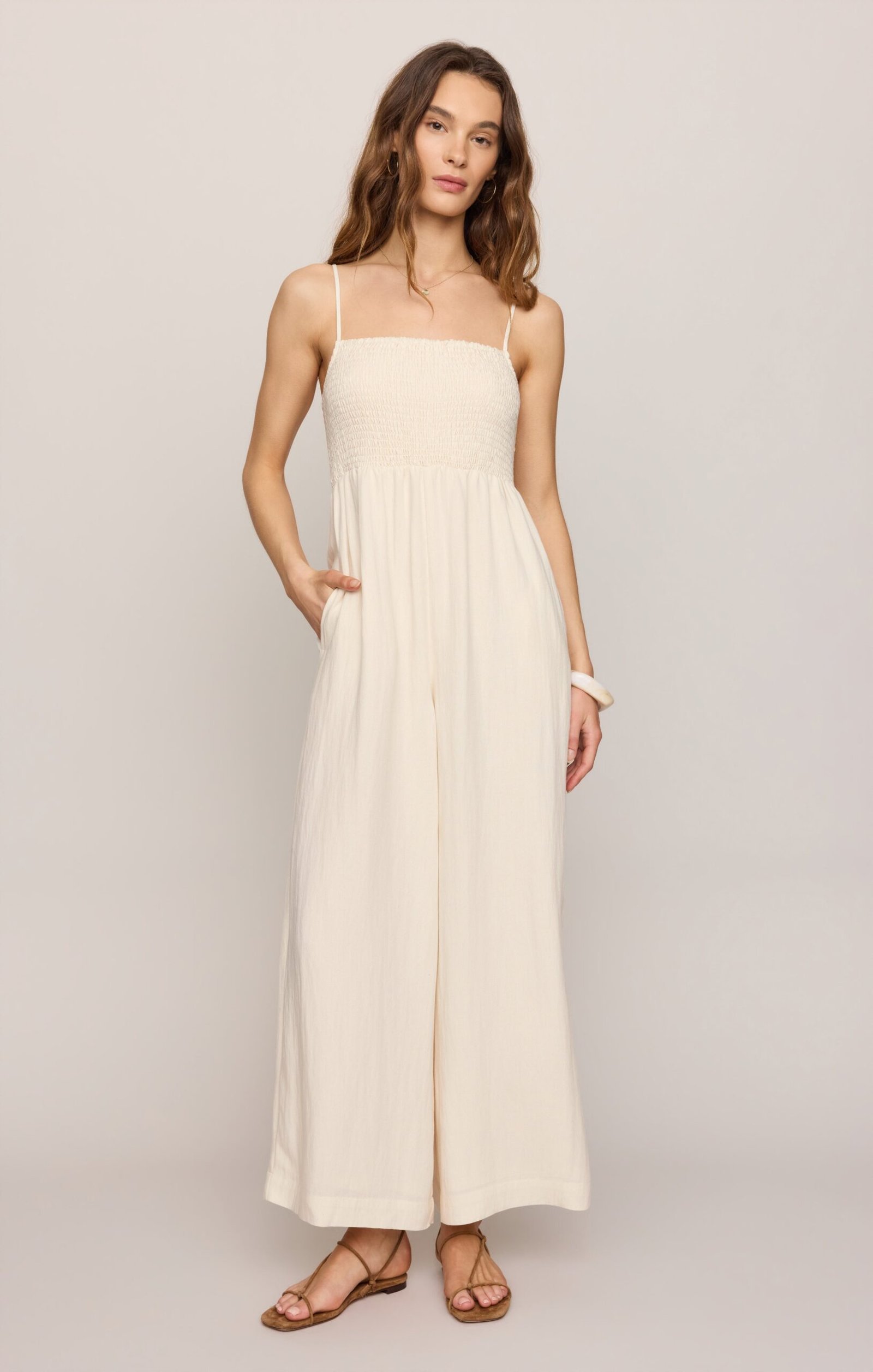 imrds-29183 Beachside Smocked Jumpsuit - Image 1