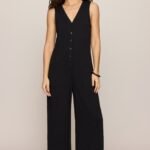 Solace Textured Slub Jumpsuit