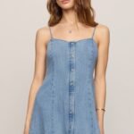 Angel Eyes Denim Mini Dress