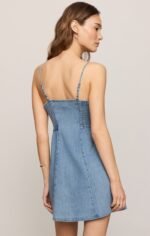 Angel Eyes Denim Mini Dress - Image 2