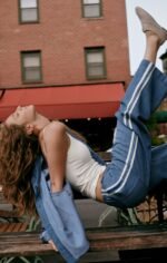 The Sidelines Denim Track Pant