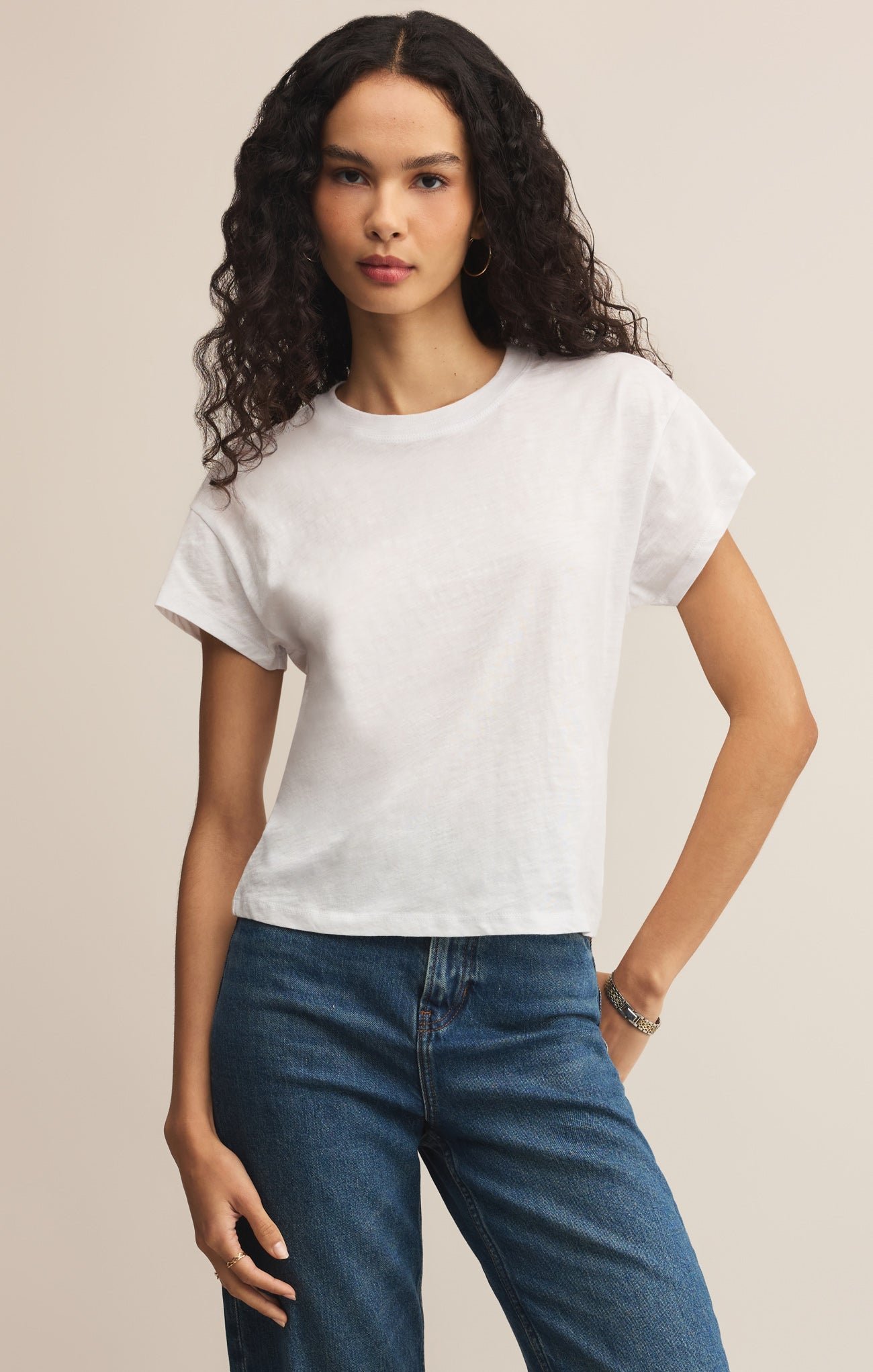 imrds-29424 Modern Slub Tee - Image 1