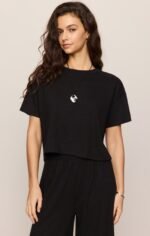 Sway Textured Cropped Tee