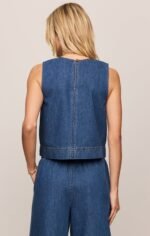 Imrds Denim Cropped Tank - Image 2