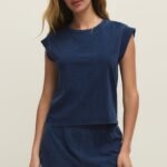 Camino Cotton Jersey Denim Tee