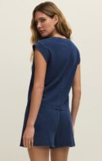Camino Cotton Jersey Denim Tee - Image 2