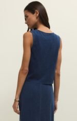 Noelle Jersey Denim Tank - Image 2