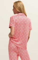 Gingham PJ Top - Image 2