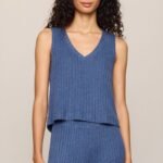 Sloane V-Neck Rib Tank