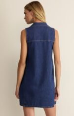 New Light Denim Mini Dress - Image 2