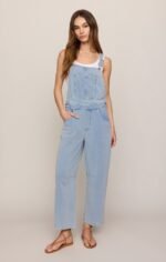 Pipeline Knit Denim Overalls