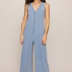 Solace Jersey Denim Jumpsuit
