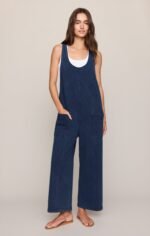 Dream All Day Knit Denim Overall