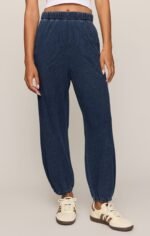 Janie Knit Denim Jogger