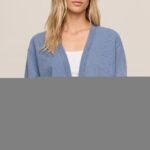Dazed End Knit Denim Cardigan