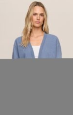 Dazed End Knit Denim Cardigan