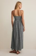 Romy Striped Linen Maxi Dress - Image 2