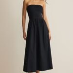 Sunsought Strapless Midi Dress