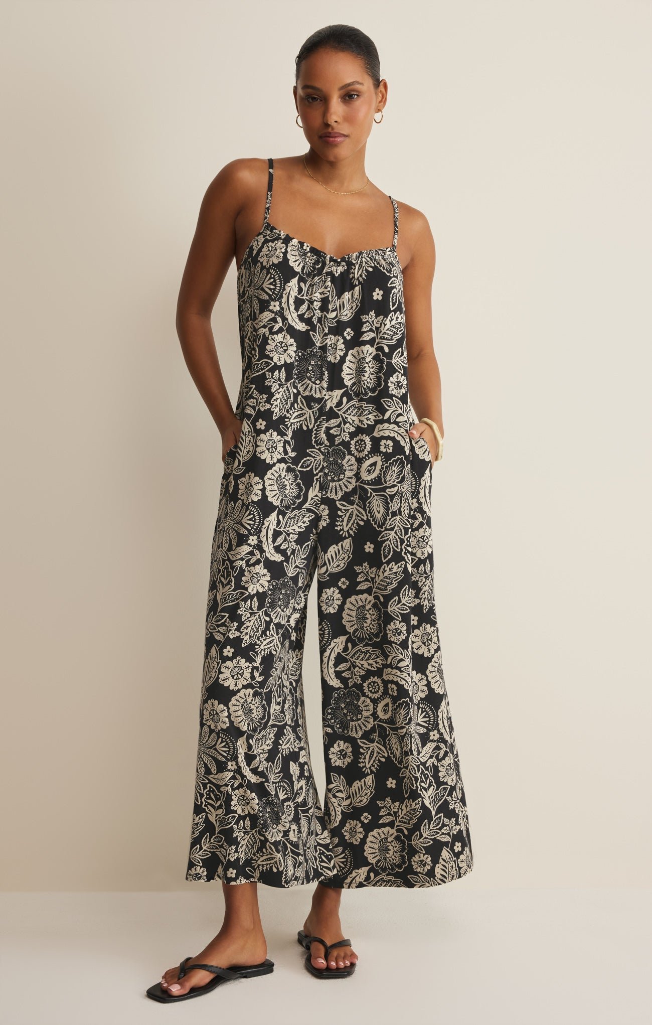 imrds-30182 Day Off Luz Floral Jumpsuit - Image 1