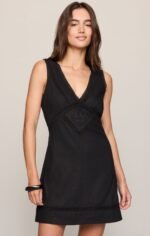 Gemini Embroidered Mini Dress